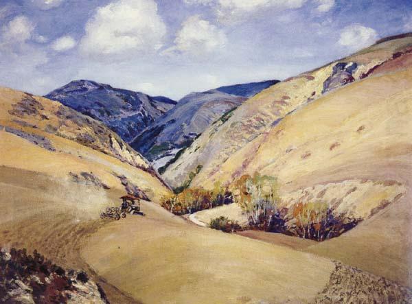 William Griffith Harvesting Beans,Irvine Ranch china oil painting image